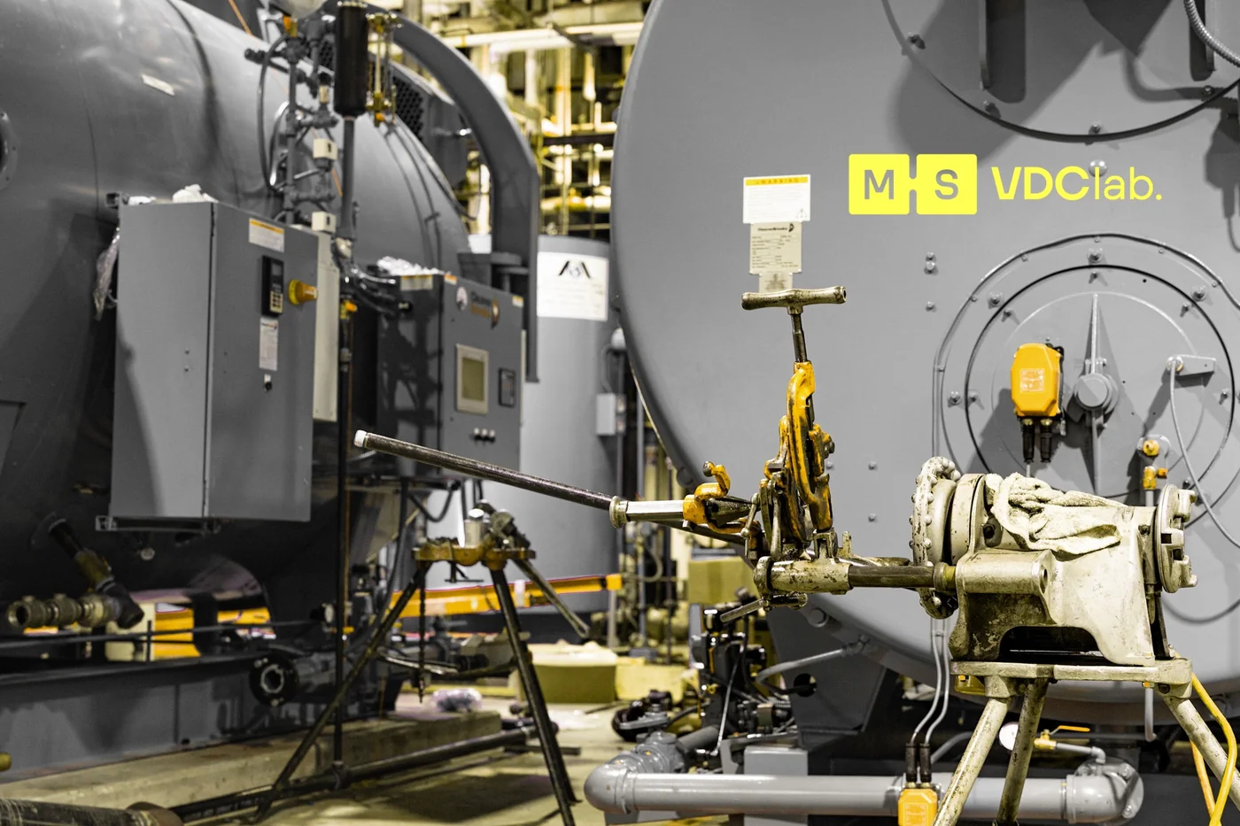 Existing boiler plant captured for as-built documentation