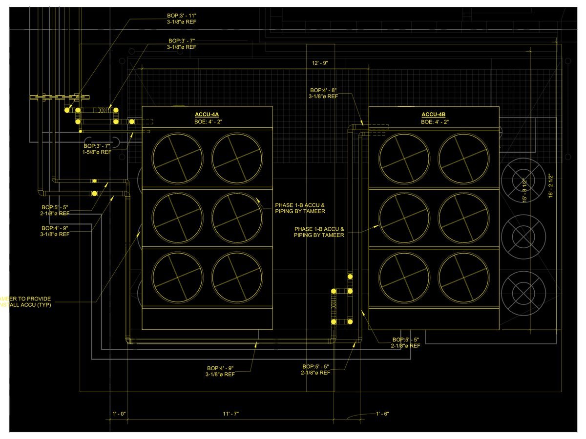 Industrial HVAC upgrade — NYC metro (chilled water plant) — MEP shop drawing 3 of 4