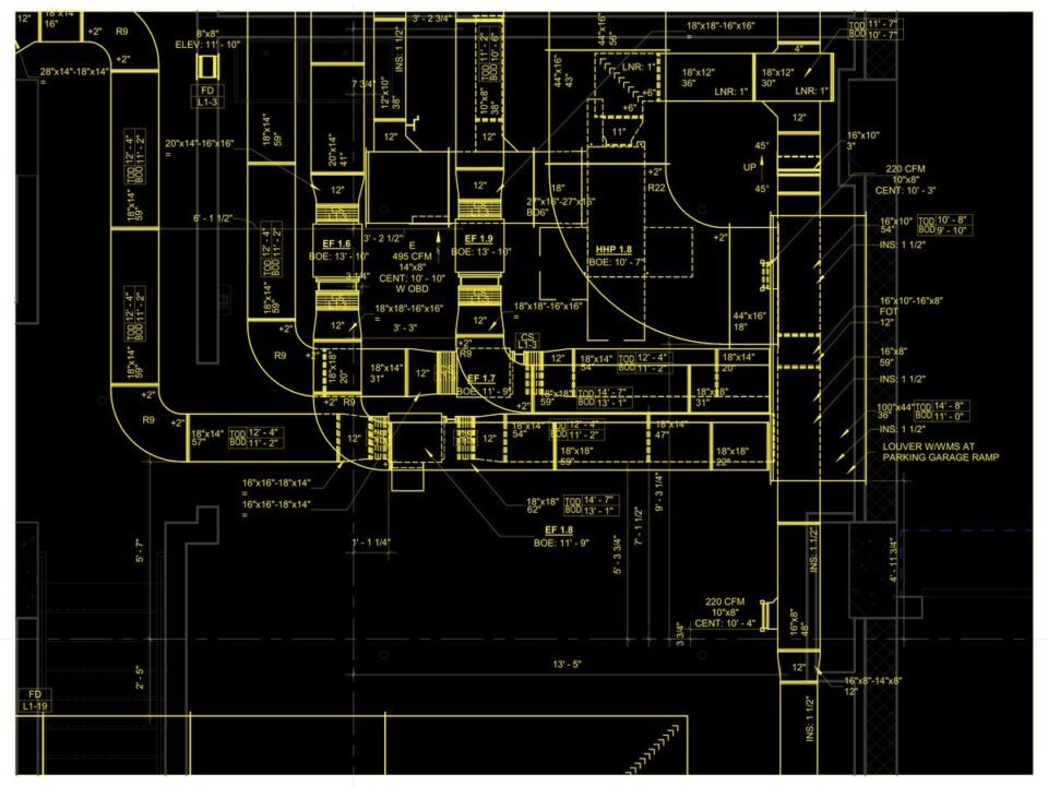 Multi-family residential — Jersey City, NJ — MEP shop drawing 1 of 4