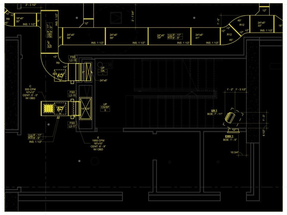 Multi-family residential — Jersey City, NJ (heat-pump systems) — MEP shop drawing 2 of 4