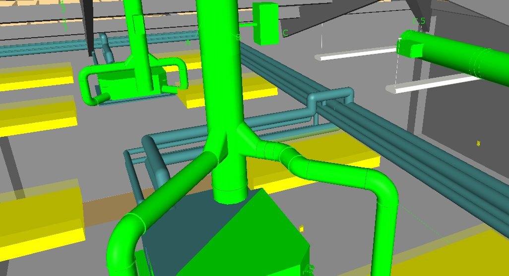Pumping station — Bronx, NY (coordinated piping and supports) — MEP shop drawing 1 of 1