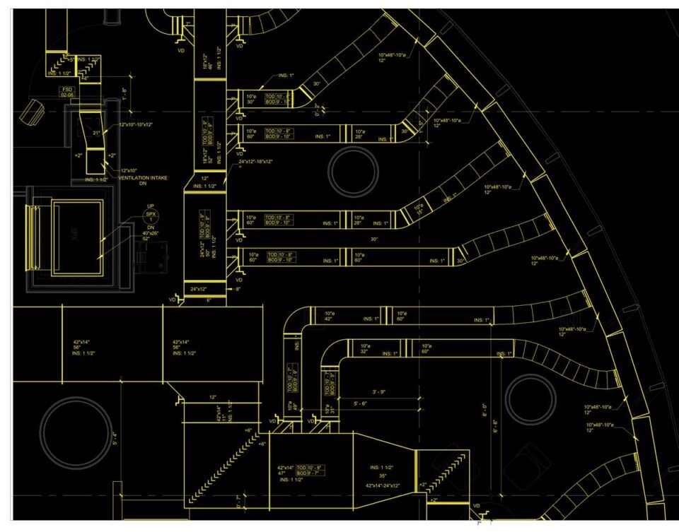 Residential skyscraper — Manhattan, NY (HVAC + coordination) — MEP shop drawing 2 of 4