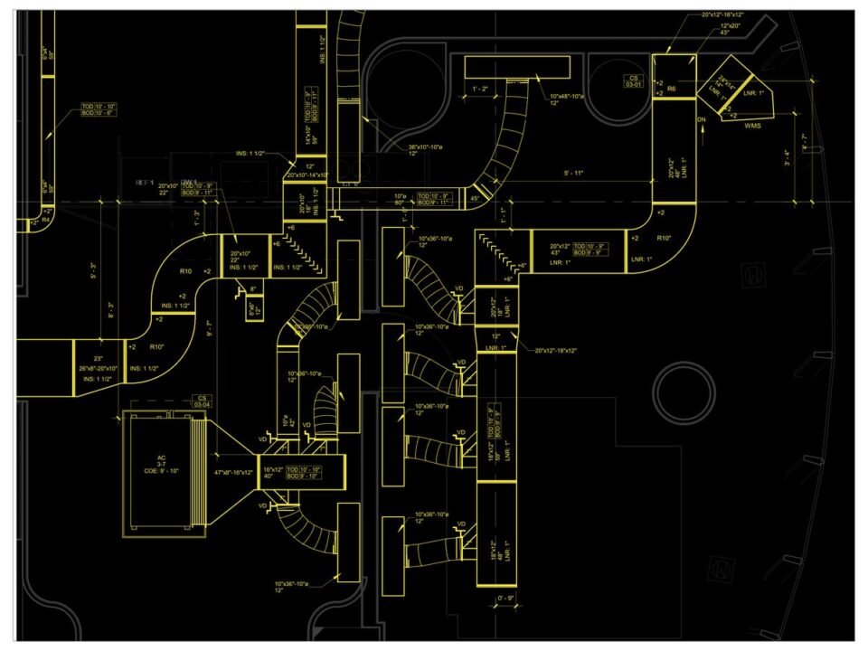 Residential skyscraper — Manhattan, NY (HVAC + coordination) — MEP shop drawing 3 of 4