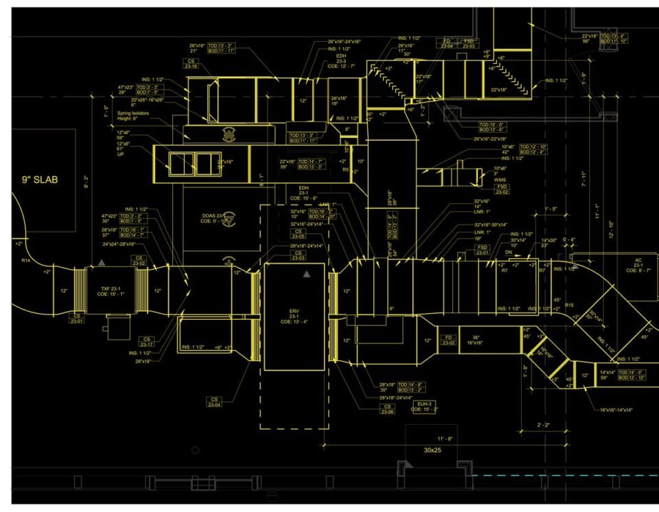 Residential skyscraper — Manhattan, NY (HVAC + coordination) — MEP shop drawing 4 of 4